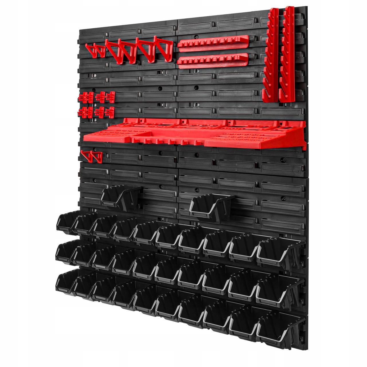 Панель настенная для инструментов Kistenberg 78х78 см на 32 контейнера (MIX592)