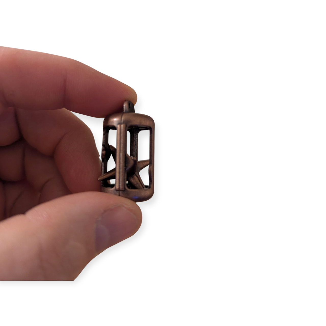 Головоломка металева HUZZLE Cage 3 рівень (515174) - фото 2 Головоломка металева HUZZLE Cage 3 рівень (515174) - фото 2