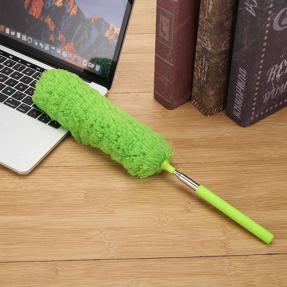 Метелка для уборки пыли Microfibre Duster телескопическая 33-80 см Салатовый (1007842-LightGreen-1) - фото 3