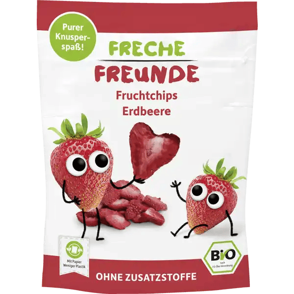 Чипсы Freche Freunde органические фруктовые клубника 12 г