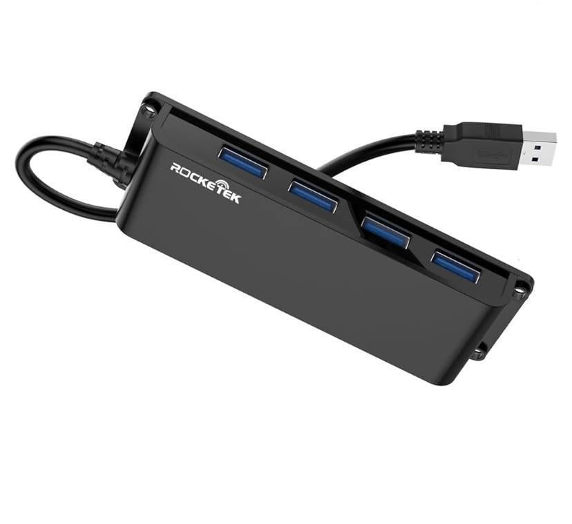 Концентратор USB-хаб 3.0 4-портовый портативный настольный