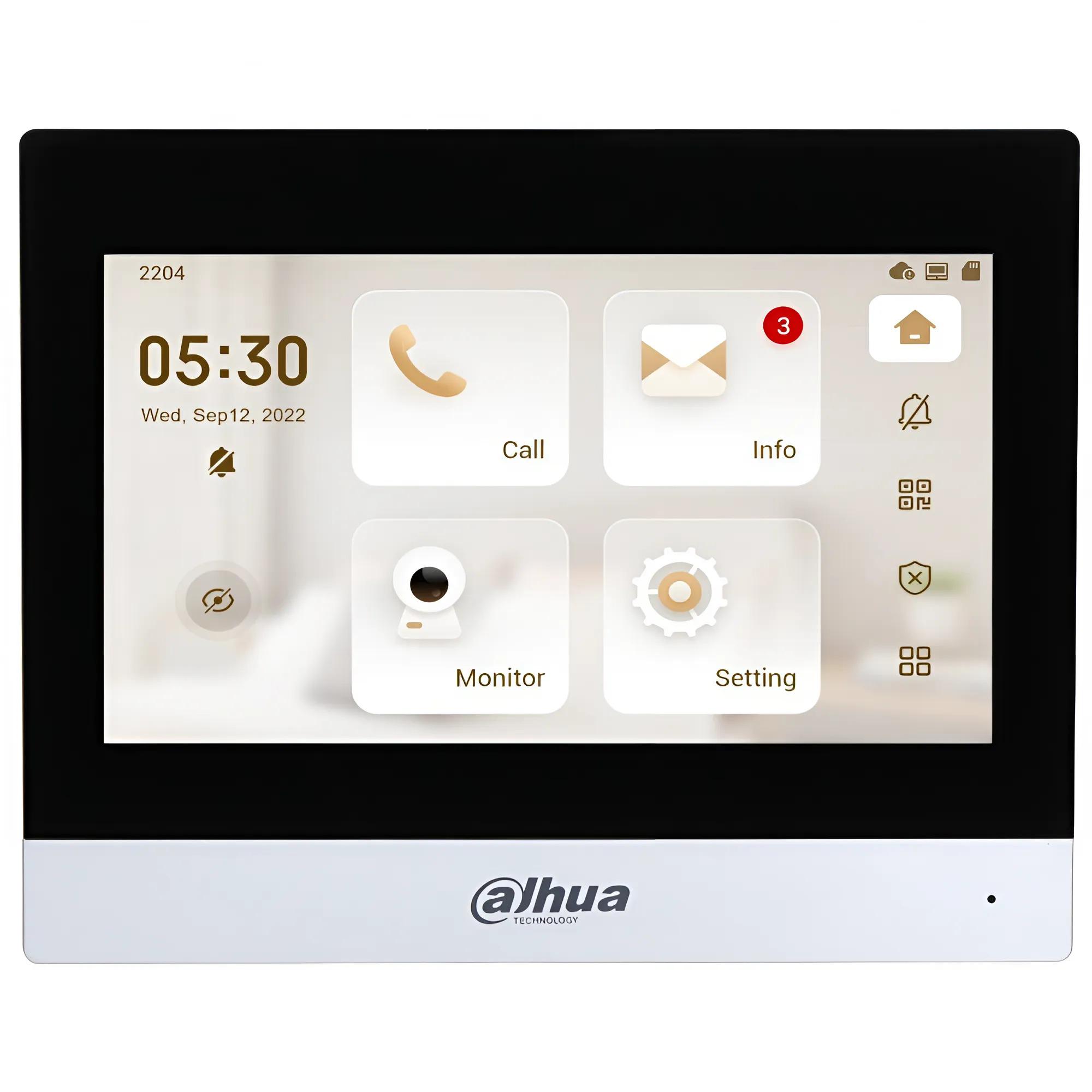 Видеодомофон с динамиками Dahua DHI-VTH8621KMS-WP Wi-Fi 7" Серый (99-00020771)