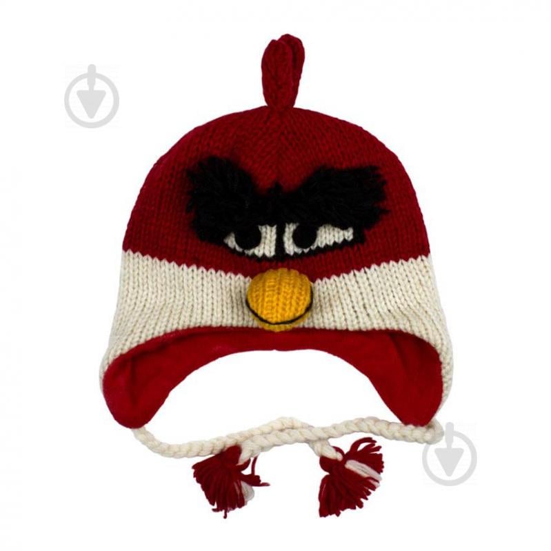 Шапка с ушками детская Kathmandu Animals Angry bird Оne size Красный (22913)