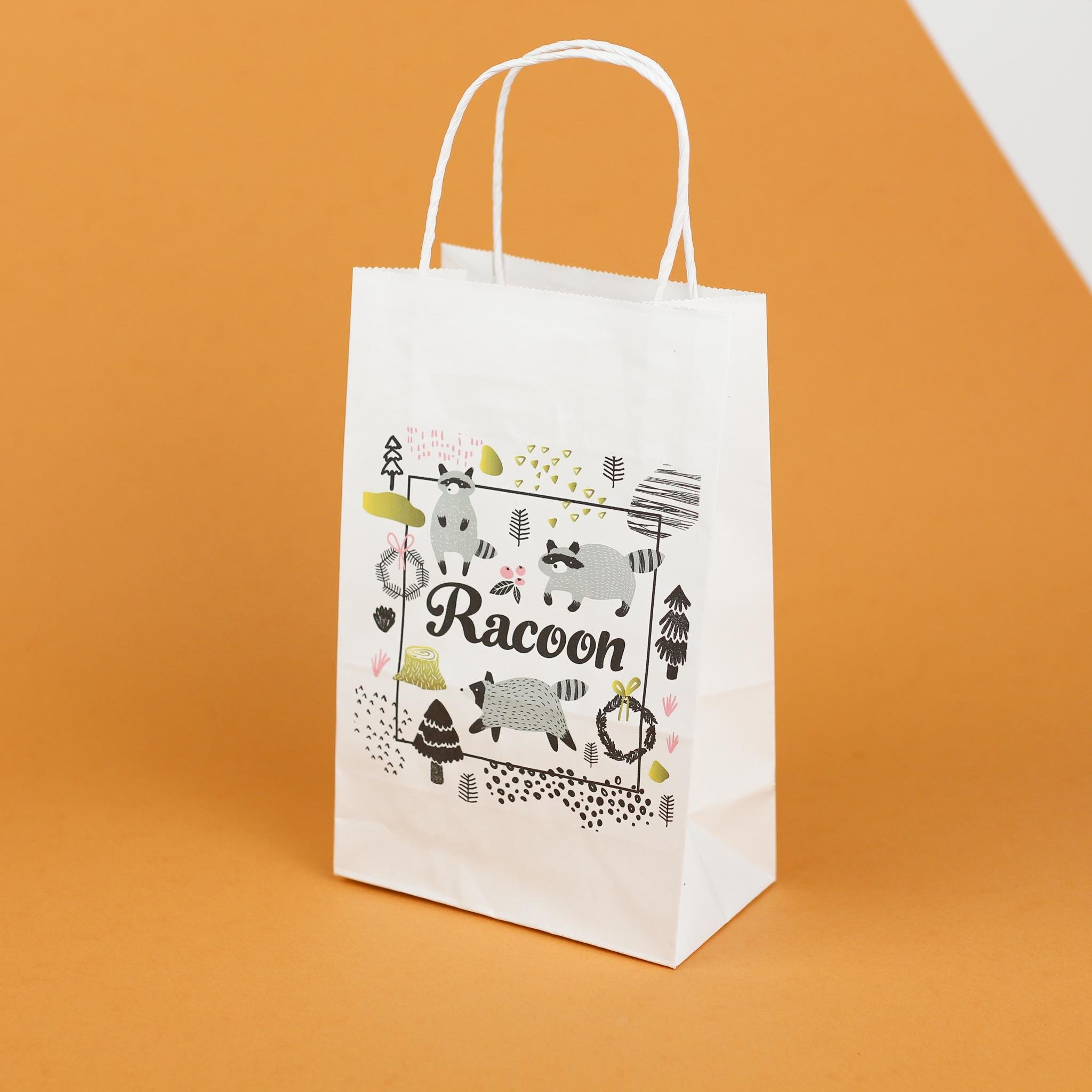 Пакет подарунковий Веселі єноти 150х90х240 мм 20 шт.