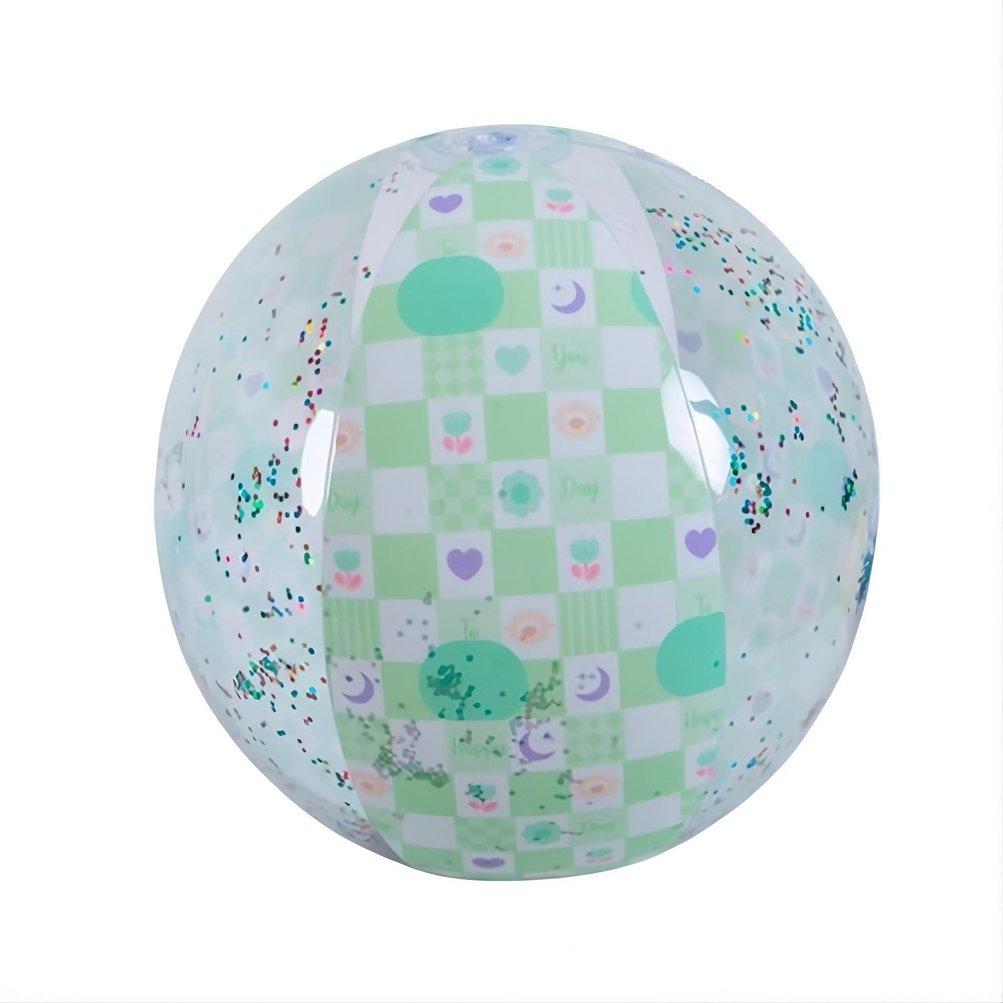 Надувной мяч 53197-2 Glitter Shine с глитером 50 см 2+ Зеленый (35089594)