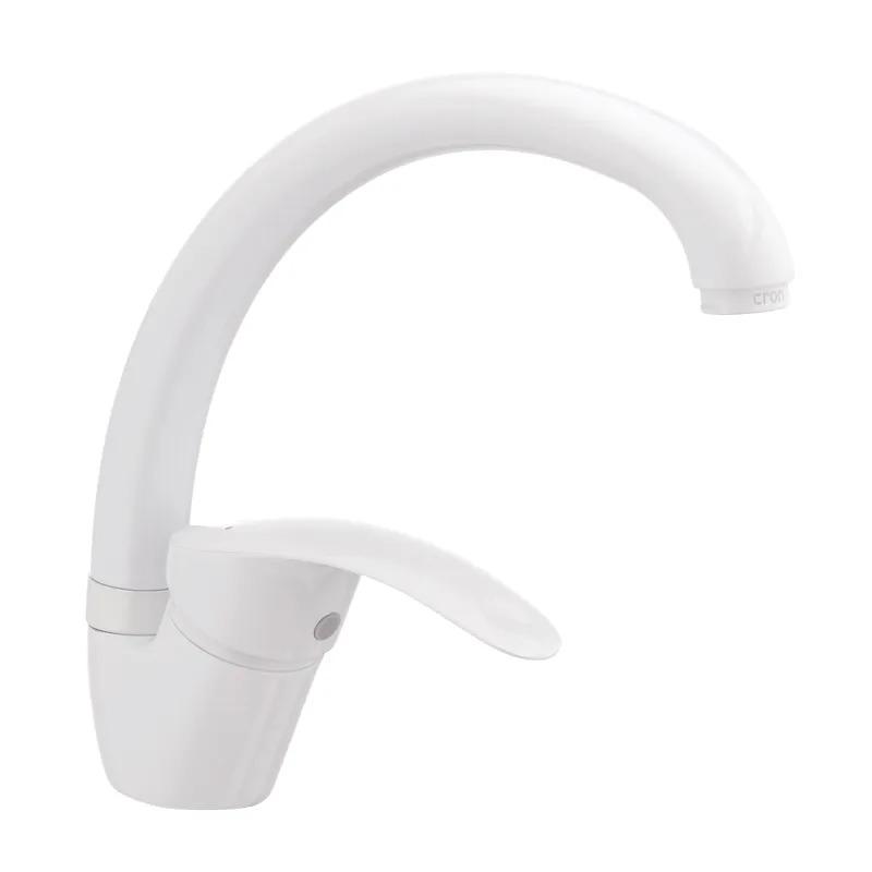 Смеситель для кухни Cron MARS 777 NUT White Белый (CR0787) Смеситель для кухни Cron MARS 777 NUT White Белый (CR0787)