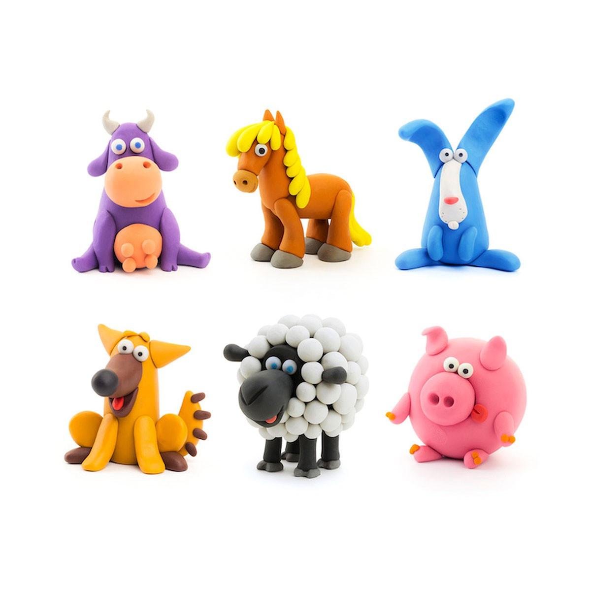 Пластилін Lipaka Свійські тварини самостійно твердіє (24938674) - фото 6 Пластилін Lipaka Свійські тварини самостійно твердіє (24938674) - фото 6