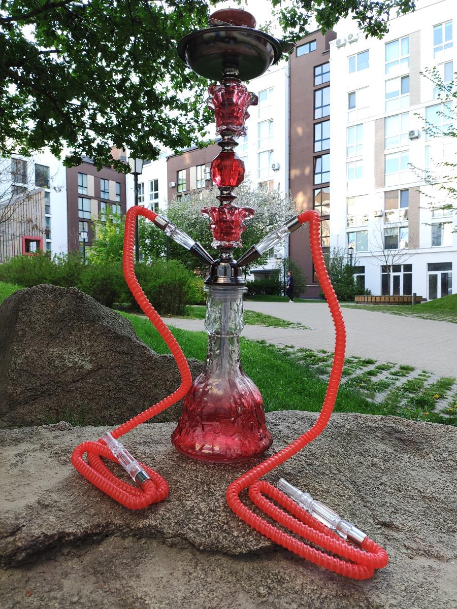 Кальян Hookah Sidra 56 см на 2 персоны Red