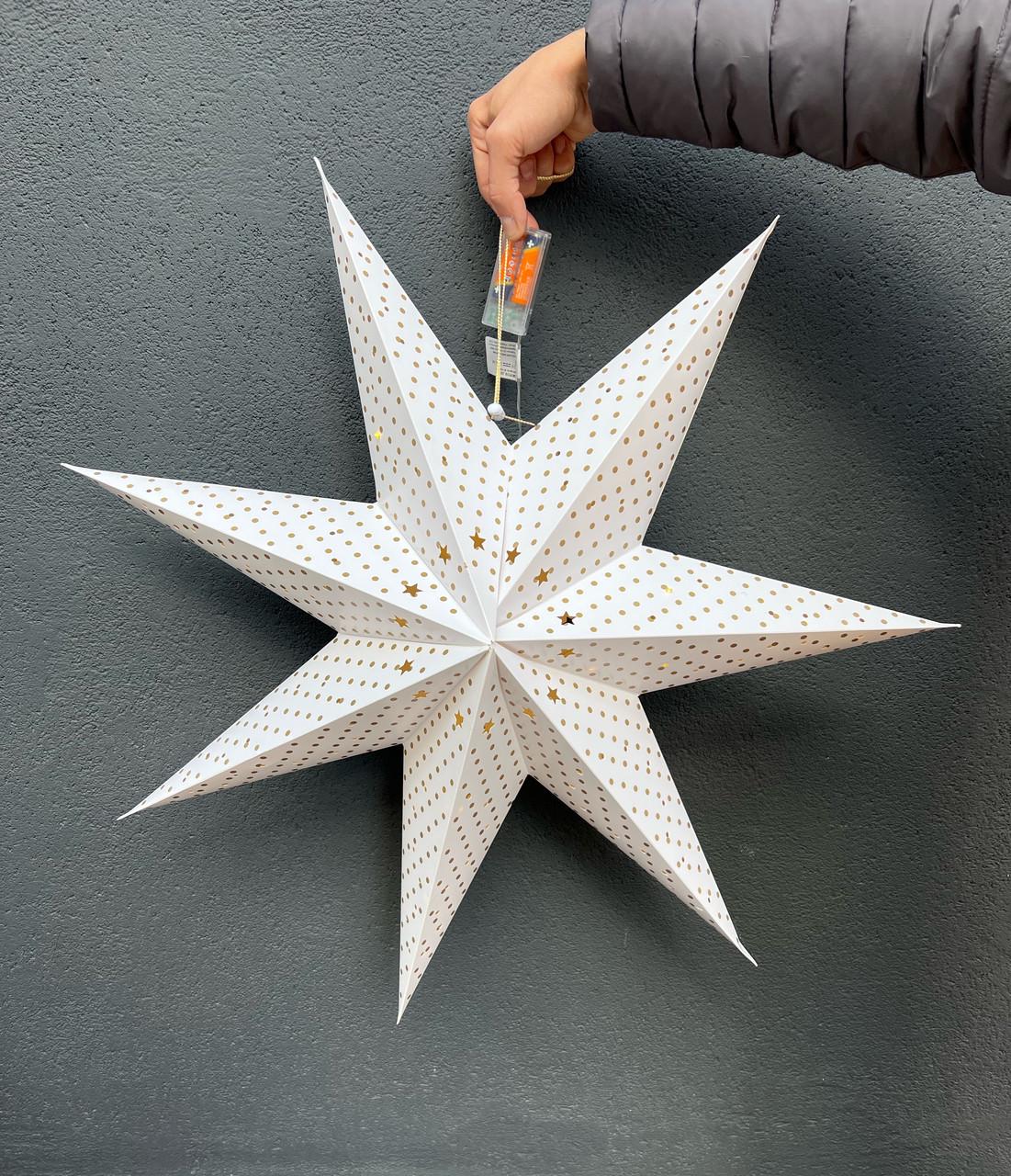 Світильник-зірка Livarno Home LED Christmas Star Lantern 70 см - фото 8