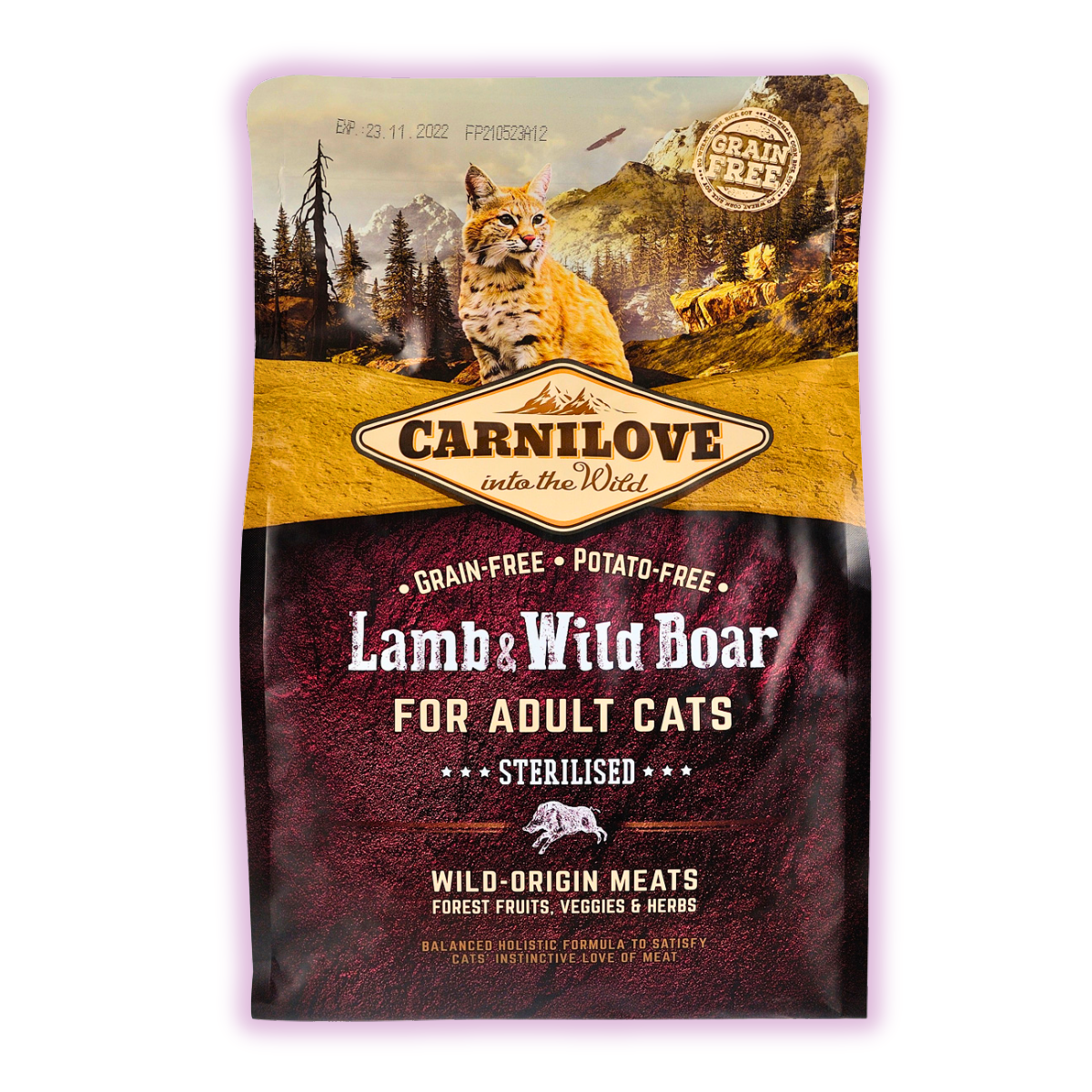 Корм сухой для стерилизованных кошек Carnilove с ягненком и диким кабаном для всех пород 2 кг (170199/2317) Корм сухой для стерилизованных кошек Carnilove с ягненком и диким кабаном для всех пород 2 кг (170199/2317)