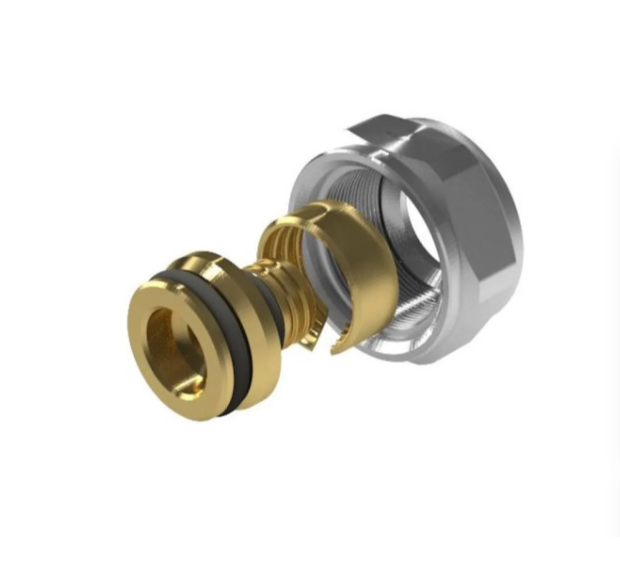 Фітинг компресійний Herz Design М22х1,5 хромований (S606614)