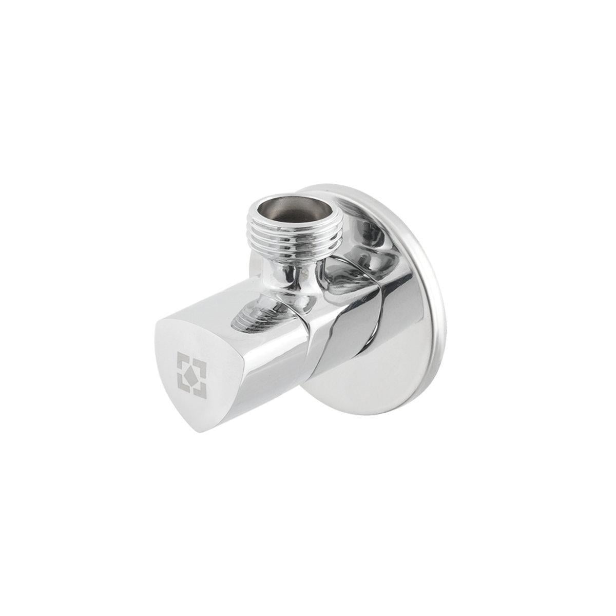 Кран приборный Raftec Relo VKM80101 mini 1/2" ЗЗ угловой Silver (SW-99354)