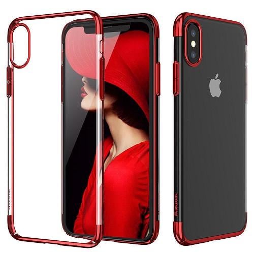 Чехол Baseus Glitter Case для iPhone X Red