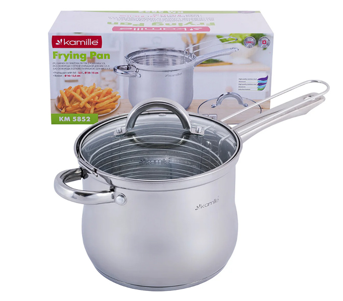 Кастрюля с крышкой Kamille 3,5 л (KM-5852)