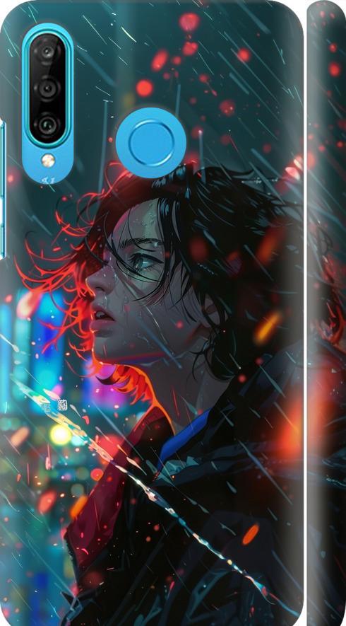 Чехол на Huawei P30 Lite Ночные огни (6096m-1651-42517) Чехол на Huawei P30 Lite Ночные огни (6096m-1651-42517)