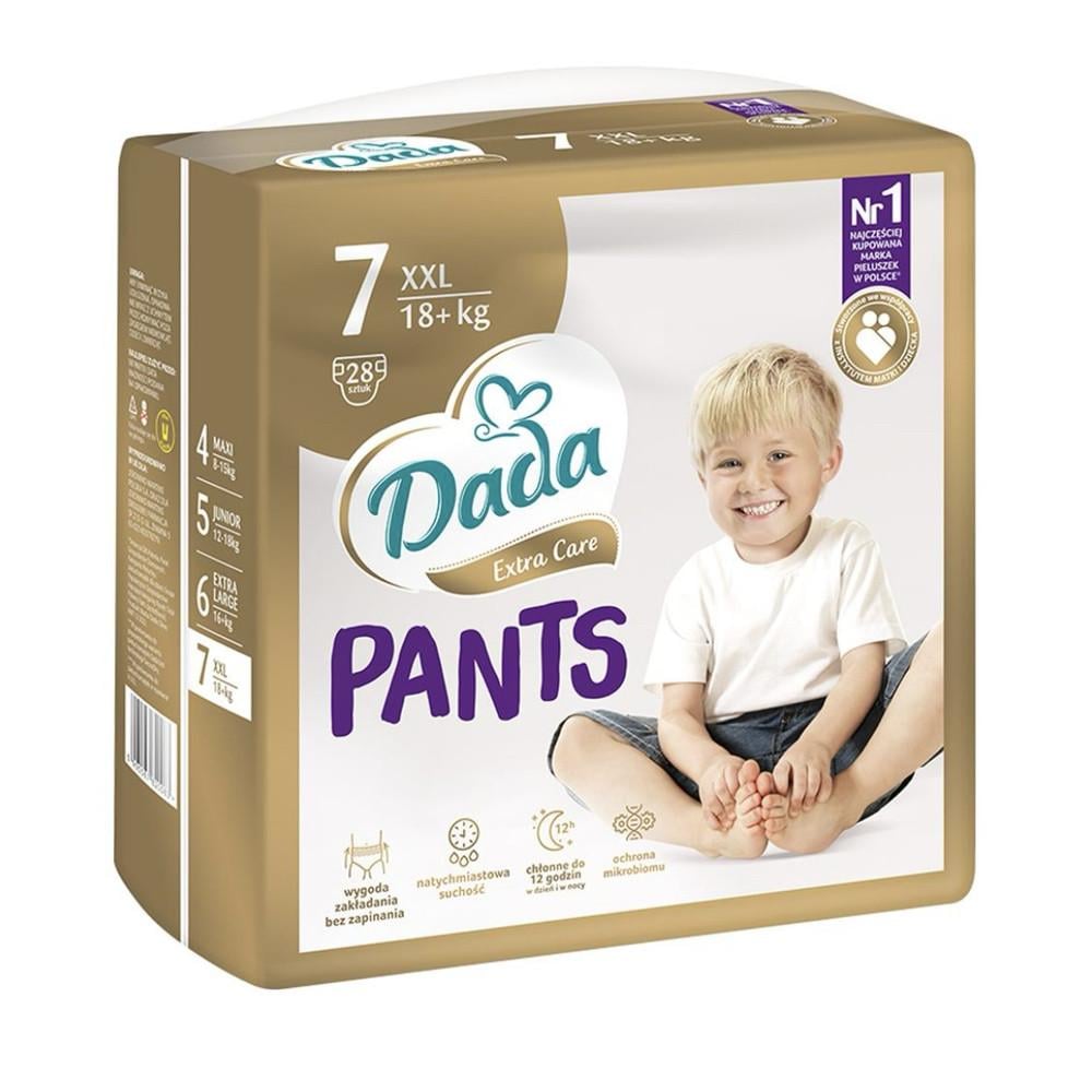 Подгузники-трусики Dada Extra Care 7 18+ кг 28 шт.