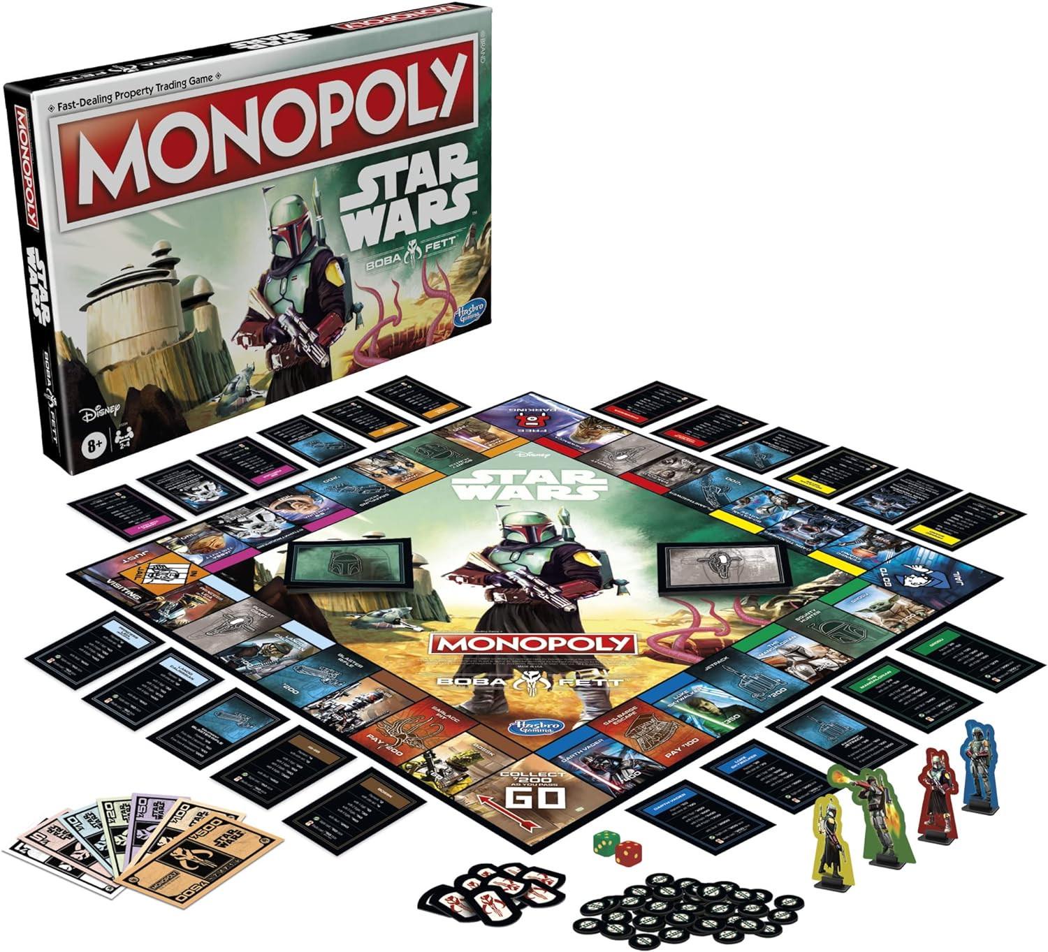 Настольная игра Hasbro Monopoly Star Wars Boba Fett (TG06) - фото 5