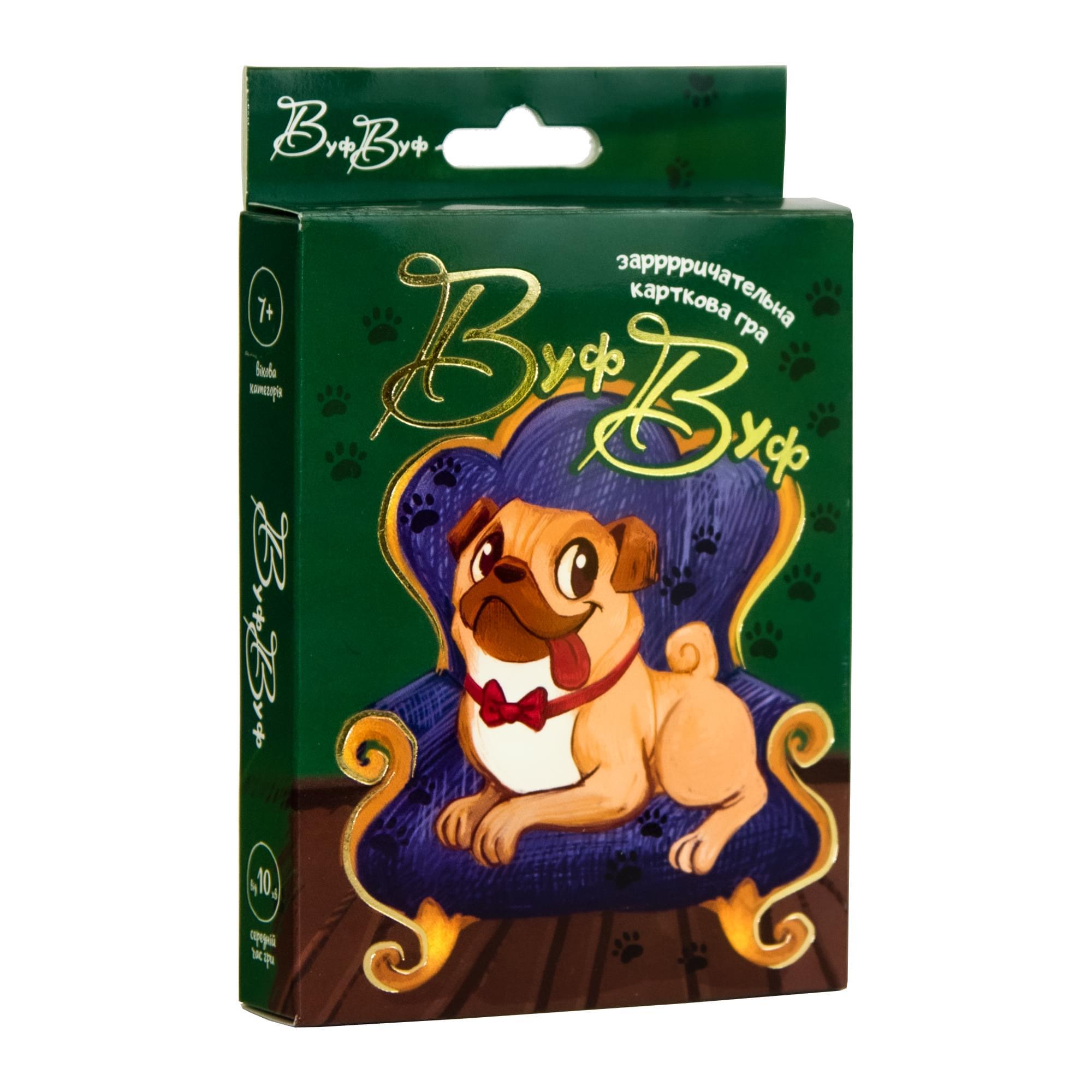 Карточная игра Strateg Вуф Вуф укр. (30955)