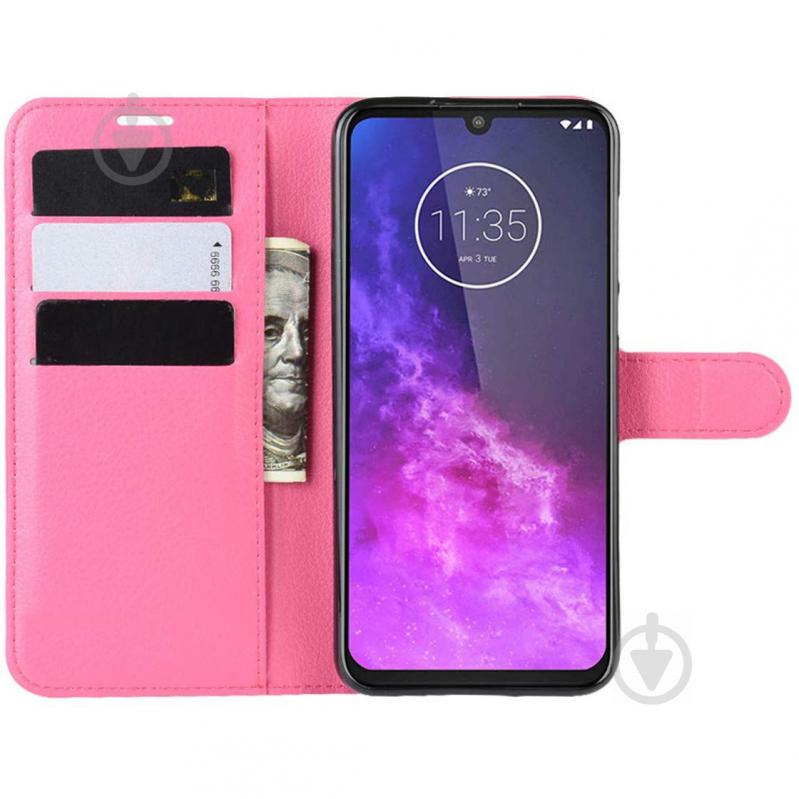 Чехол-книжка Litchie Wallet для Motorola One Zoom Rose (hub_sbxY45618) - фото 5