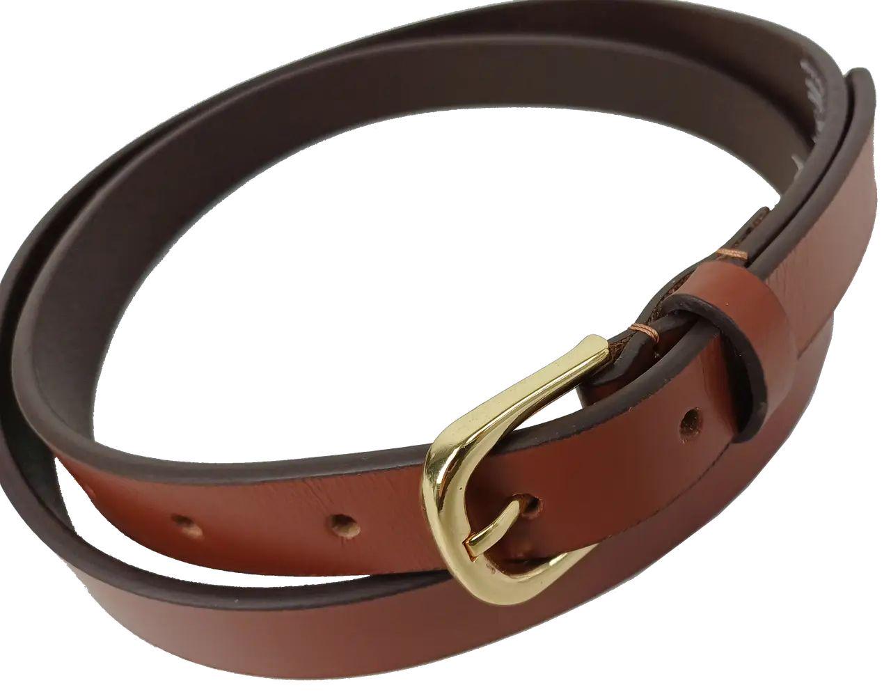 Ремінь жіночий LS натуральна шкіра 120х2 см Коричневий (4063831628) - фото 2 Ремінь жіночий LS натуральна шкіра 120х2 см Коричневий (4063831628) - фото 2