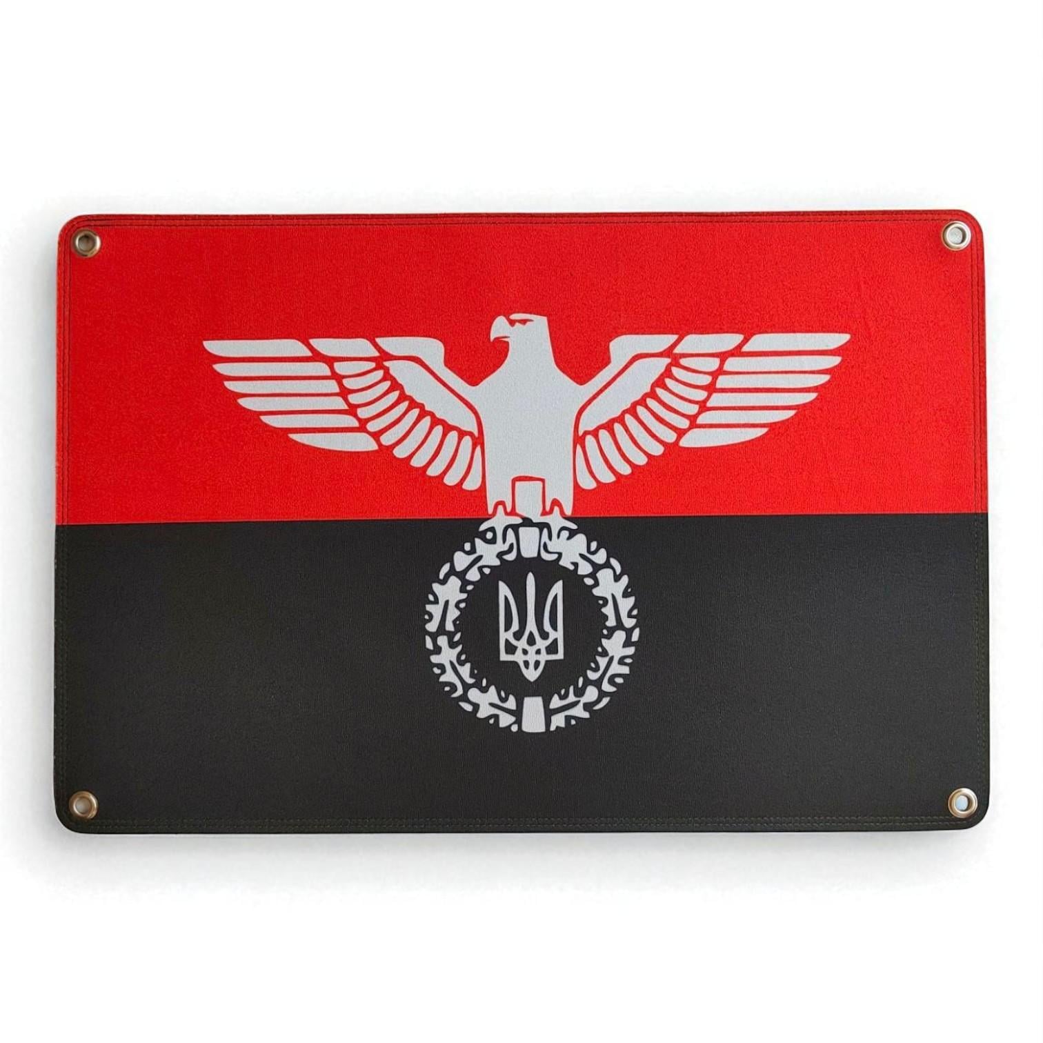 Панель велкро  Орел 40х60 см Красно-черный