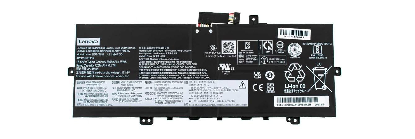 Аккумулятор для Lenovo ThinkBook Plus G4 IRU (140944)