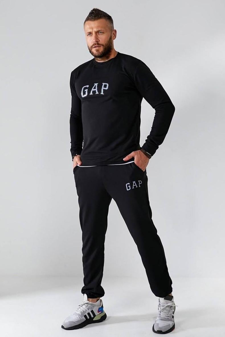 Спортивный костюм мужской 3XL-4XL Черный (192783)