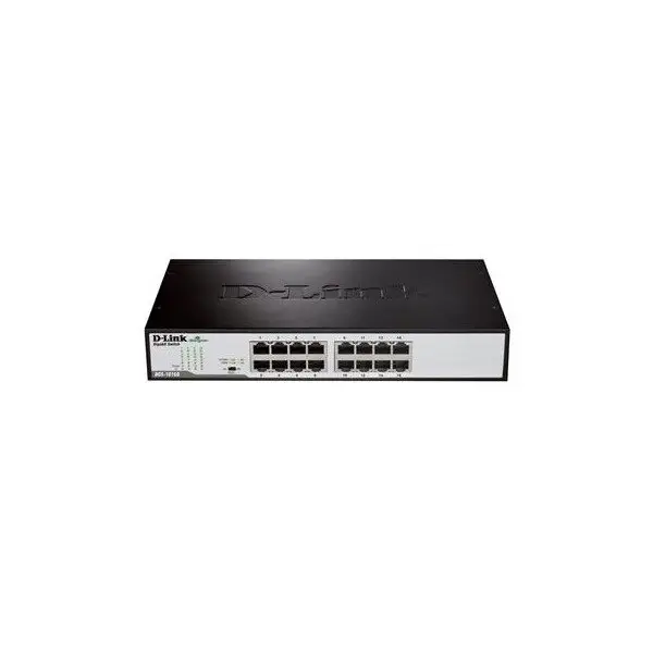 Коммутатор D-Link DGS-1016D/I2A 16xGE неуправляемый Black