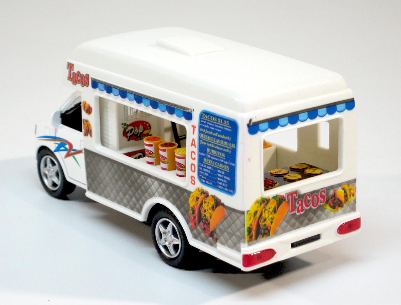 Машина металлическая KS5255W Tacos truck - фото 3 Машина металлическая KS5255W Tacos truck - фото 3