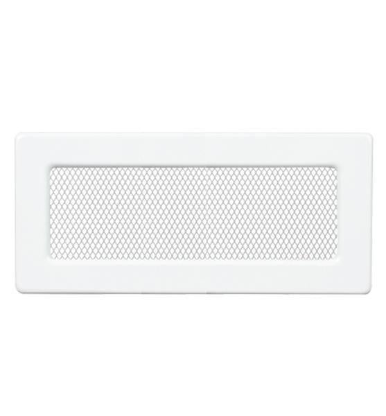 Решітка камінна 24,5х11 см Білий (12895745)