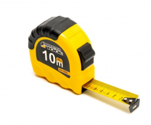 Рулетка MASTERTOOL Shiftlock 10 м 25 мм нейлоновое покрытие (62-1025)