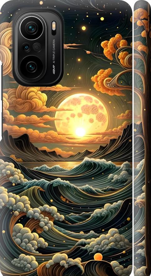 Чехол на Xiaomi Poco F3 Арт волны (6332m-2280-42517) Чехол на Xiaomi Poco F3 Арт волны (6332m-2280-42517)
