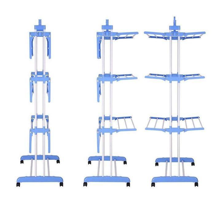 Сушилка для белья 3 Tiers Garment rack Белый (0280) - фото 3