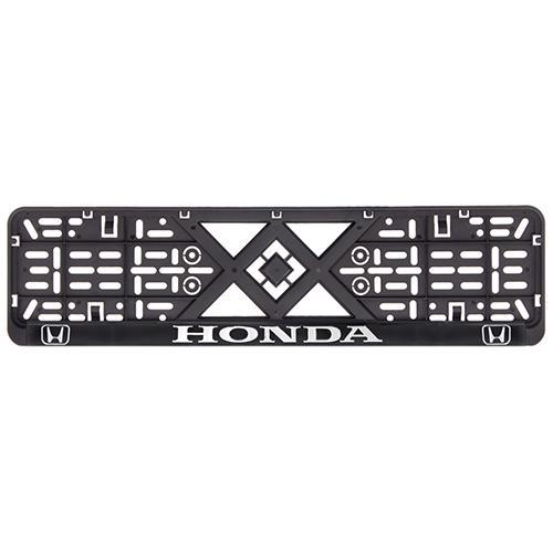 Рамка номерного знака Honda пластиковая c рельефной надписью