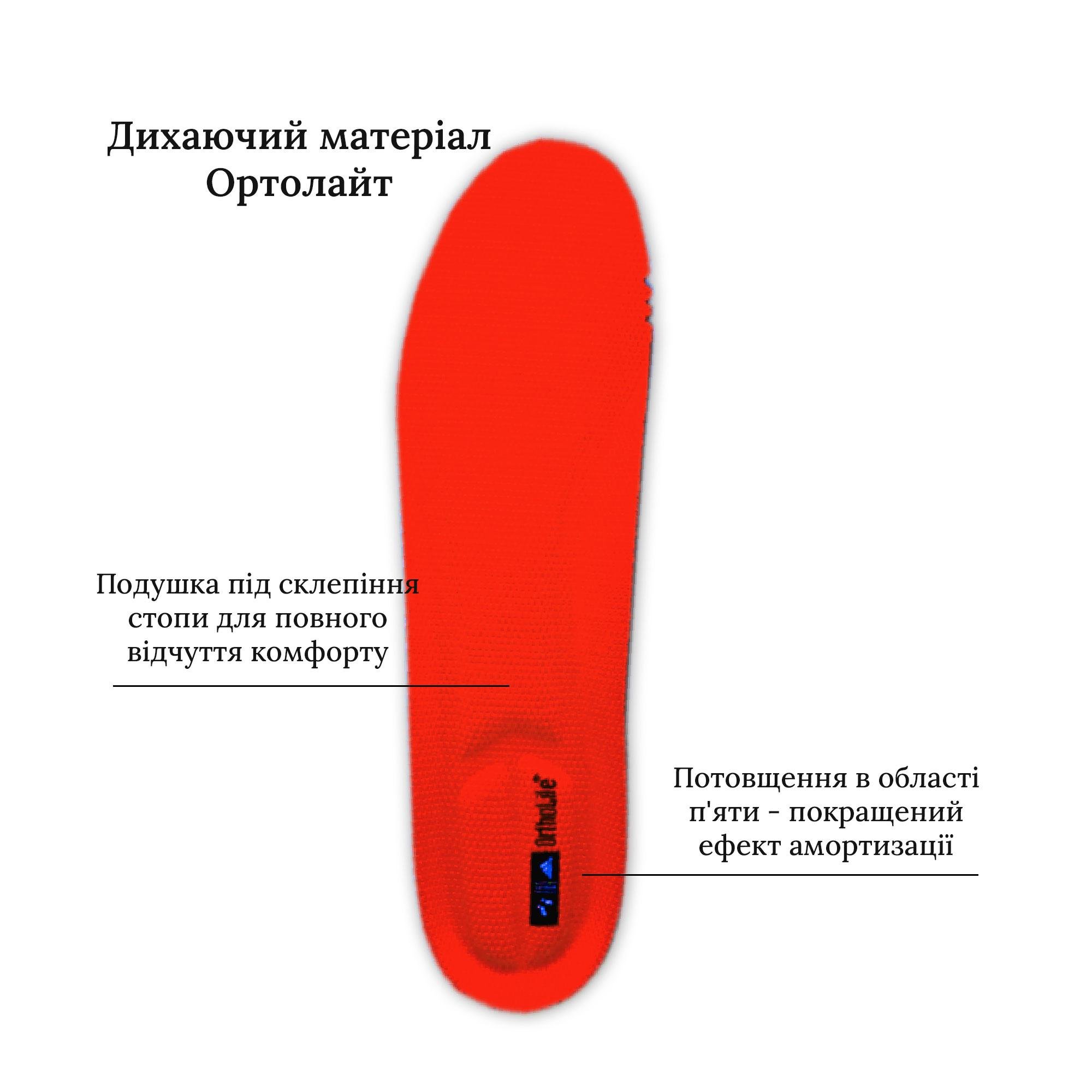 Стельки амортизационные Ортолайт спортивные р. 44 29-29,5 см Оранжевый (S-37 №100) - фото 2