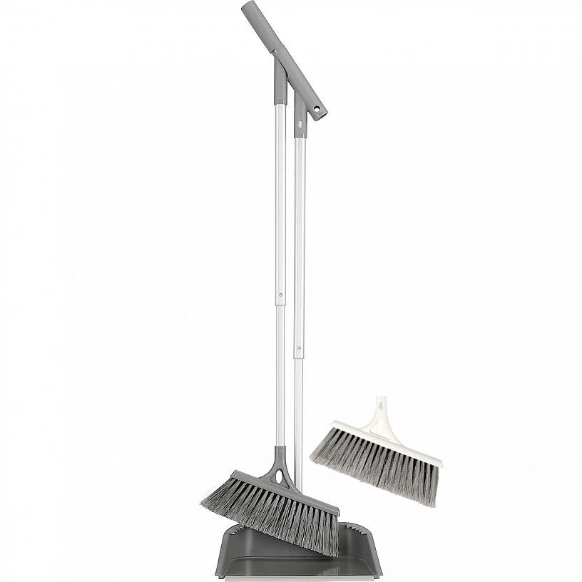 Щетка для уборки Smart Стойка+ с мягким ворсом Серый (35) - фото 5 Щетка для уборки Smart Стойка+ с мягким ворсом Серый (35) - фото 5