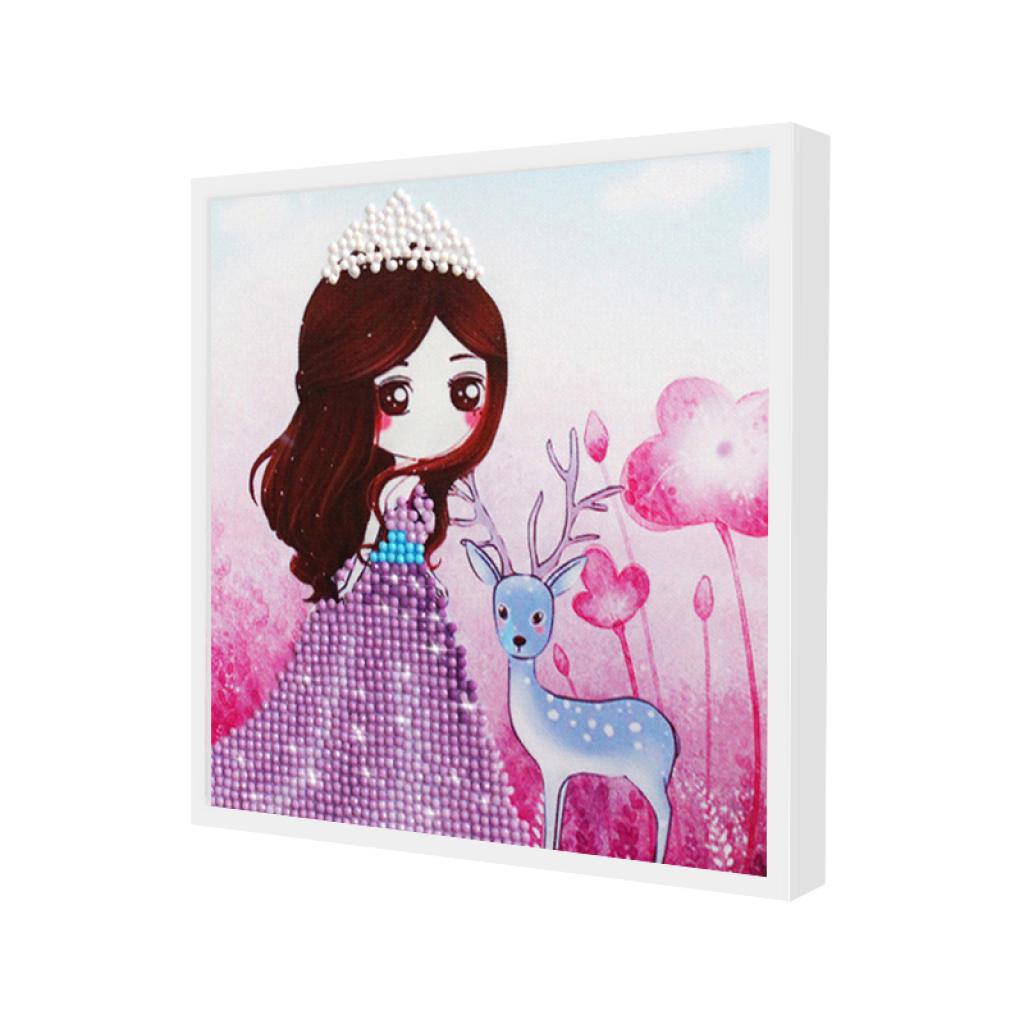 Алмазна мозаїка Lesko DIY 1027 Принцеса 20х20 см (1377896) Алмазна мозаїка Lesko DIY 1027 Принцеса 20х20 см (1377896)