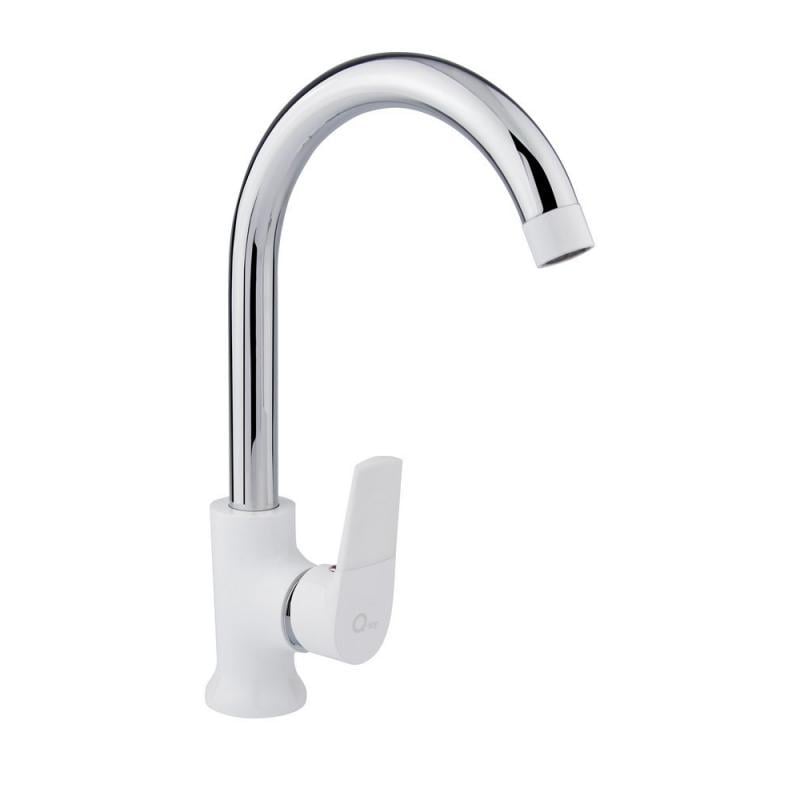 Смеситель для кухни Qtap Polaris WHI 007F (SD00030351) Смеситель для кухни Qtap Polaris WHI 007F (SD00030351)