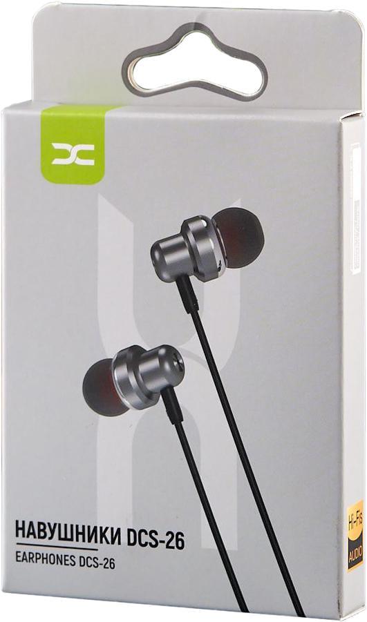 Навушники з гарнітурою DC DCS-26 Black (34539) Навушники з гарнітурою DC DCS-26 Black (34539)