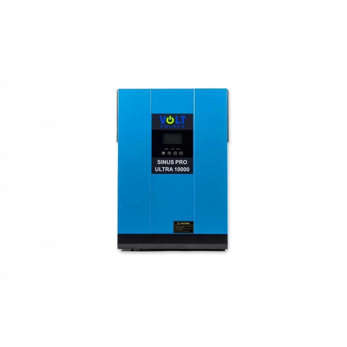 Інвертор перетворювач сонячний Volt Polska Sinus Pro Ultra 10000/5000 48/230В 5/10 кВт + 80A MPPT 145В Інвертор перетворювач сонячний Volt Polska Sinus Pro Ultra 10000/5000 48/230В 5/10 кВт + 80A MPPT 145В