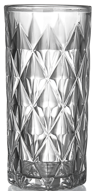 Набор высоких стаканов Helios Лорд для коктейлей 380 мл 6 шт. (BM6014LX)