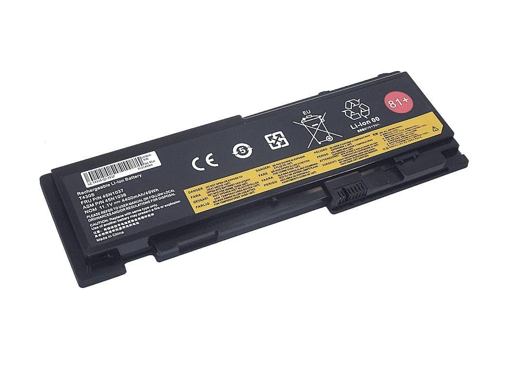 Батарея акумуляторна для ноутбука Lenovo 45N1037 ThinkPad T430S 11,1 V 4400 mAh OEM Black (col79010865)