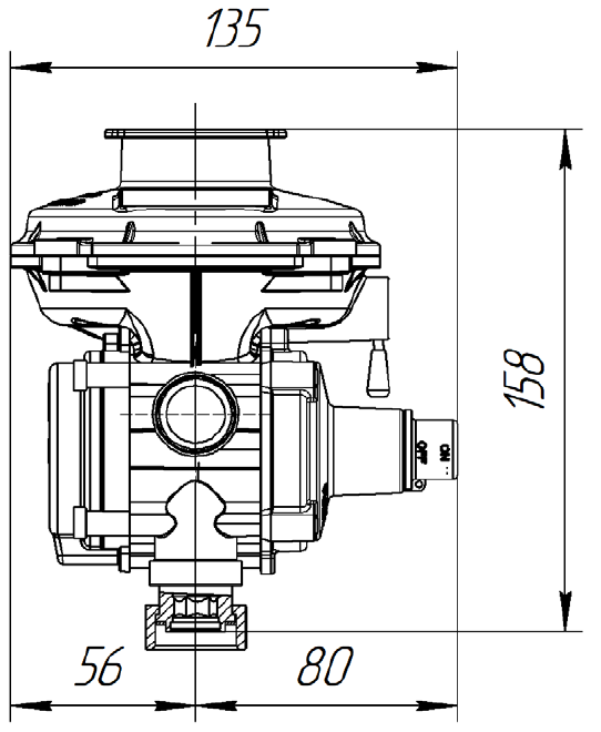 Регулятор давления газа ERG-SE 10 аналог РДГС-10 (17726723) - фото 4