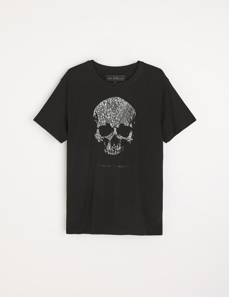 Футболка чоловіча Diverse PRM SKULL 2ХL Чорний (5905384069955)