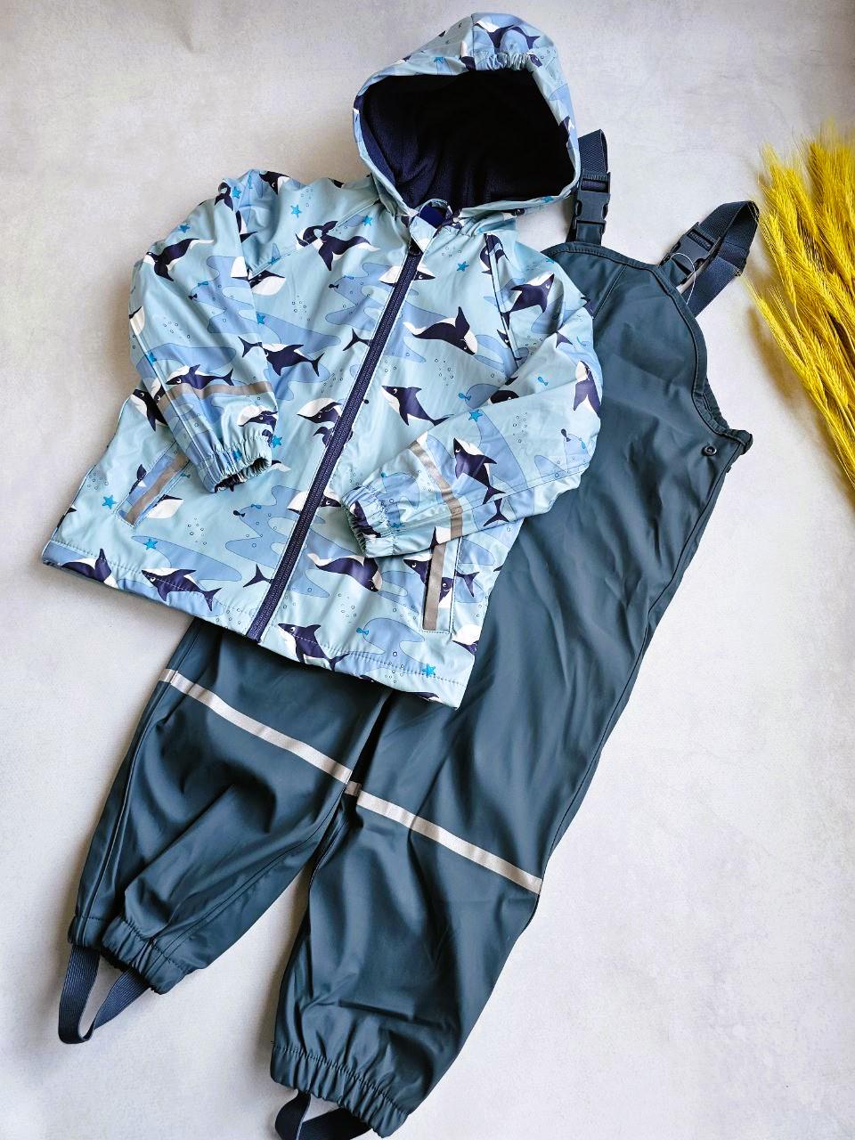 Дощовик-комплект на флісі Lupilu для хлопчика 98-104 см (20756313)