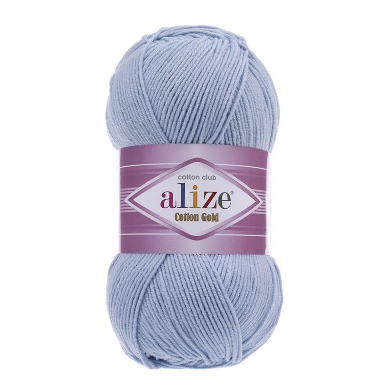 Пряжа Alize Cotton Gold 40 Блакитний