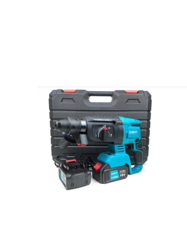 Перфоратор ударный 2,5 бесщеточный 3 режима работы 2 аккумулятора 21V в кейсе (sp9504)