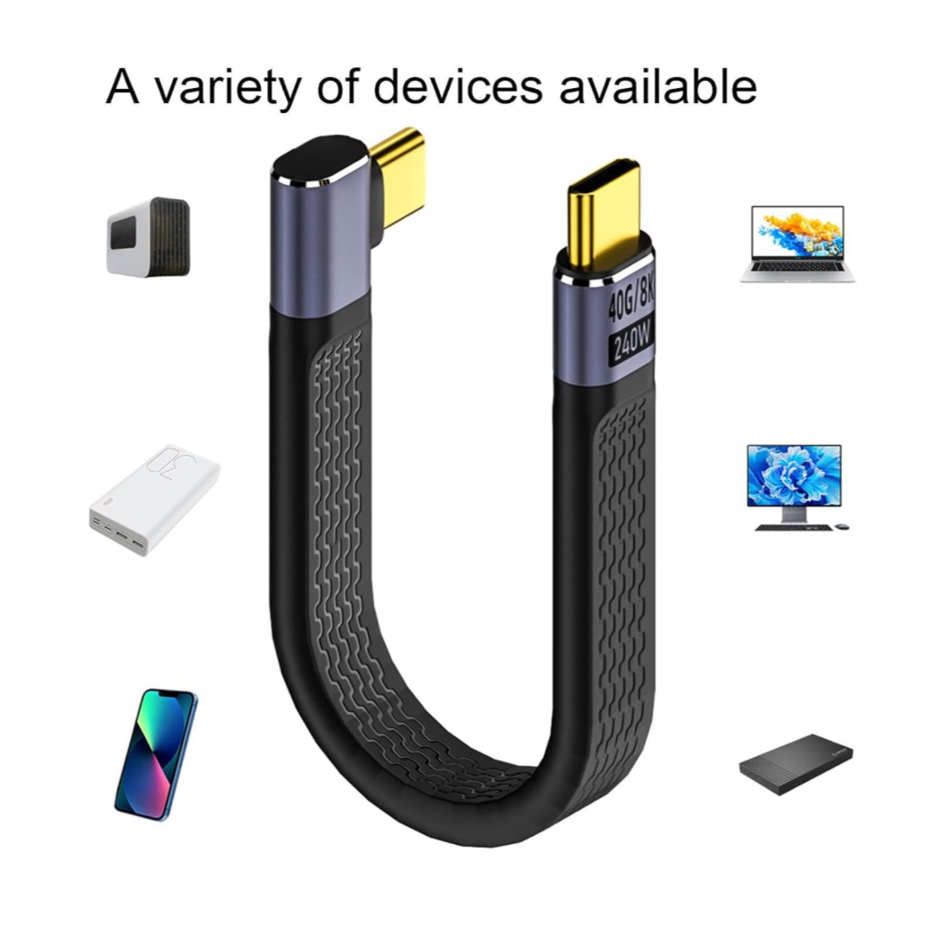 Кабель для передачи аудио-видео сигналов I-Taki USB-C 40 Gb/s 13 см быстрая зарядка 240W (000049349) - фото 10 Кабель для передачи аудио-видео сигналов I-Taki USB-C 40 Gb/s 13 см быстрая зарядка 240W (000049349) - фото 10