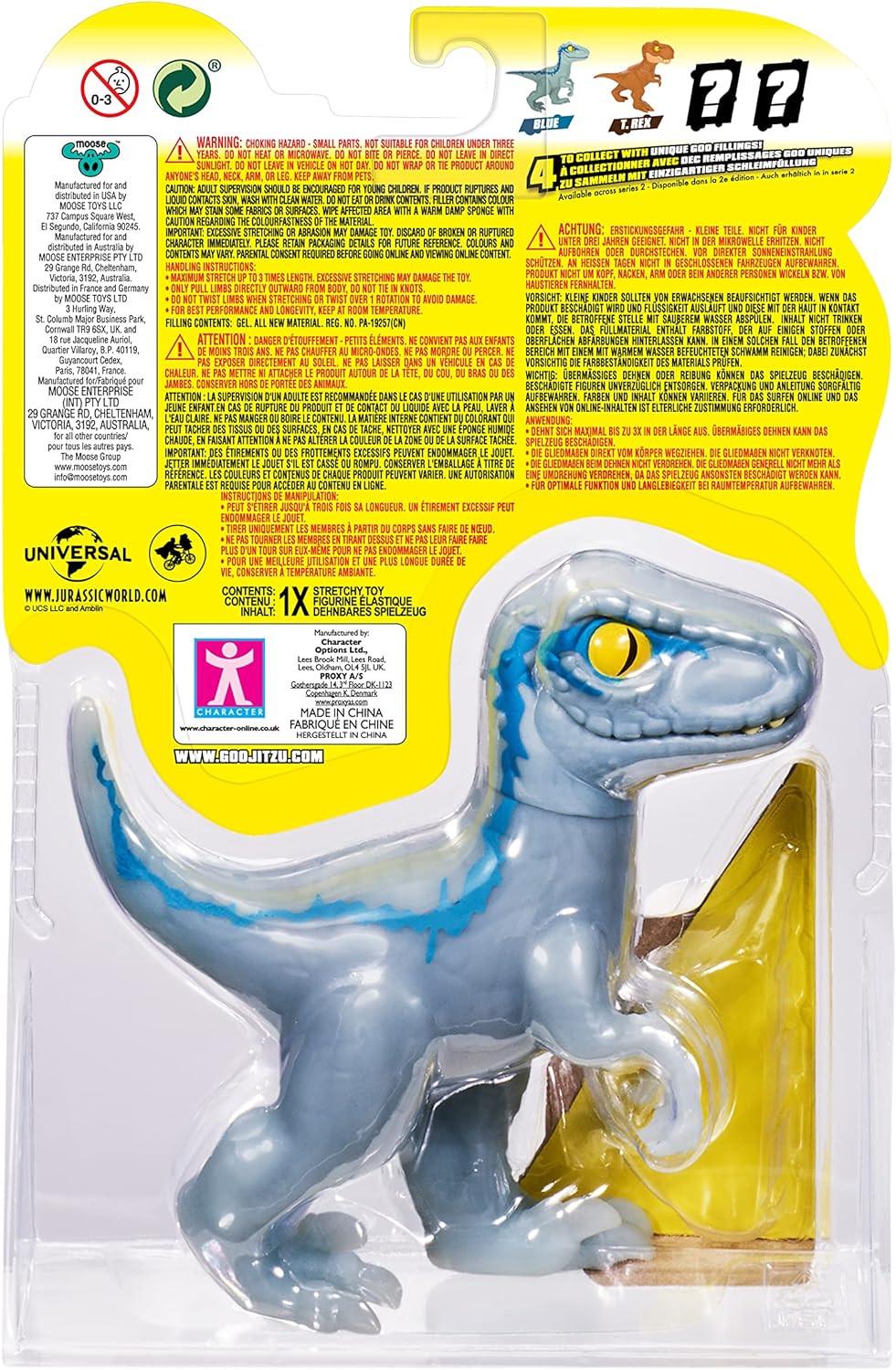 Фігурка тягучка Heroes of Goo JIT Zu Jurassic World Blue Velociraptor - фото 6