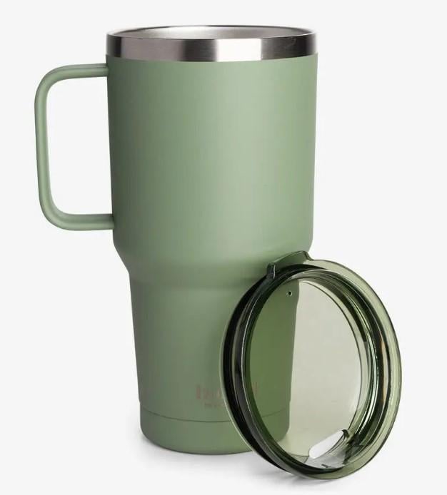 Термостакан SmartShake Bohtal з ручкою із нержавіючої сталі 900 мл Tumbler Green (11281901)